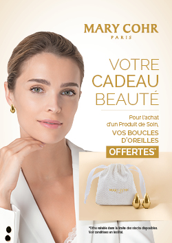 Vos boucles d'oreilles OFFERTES